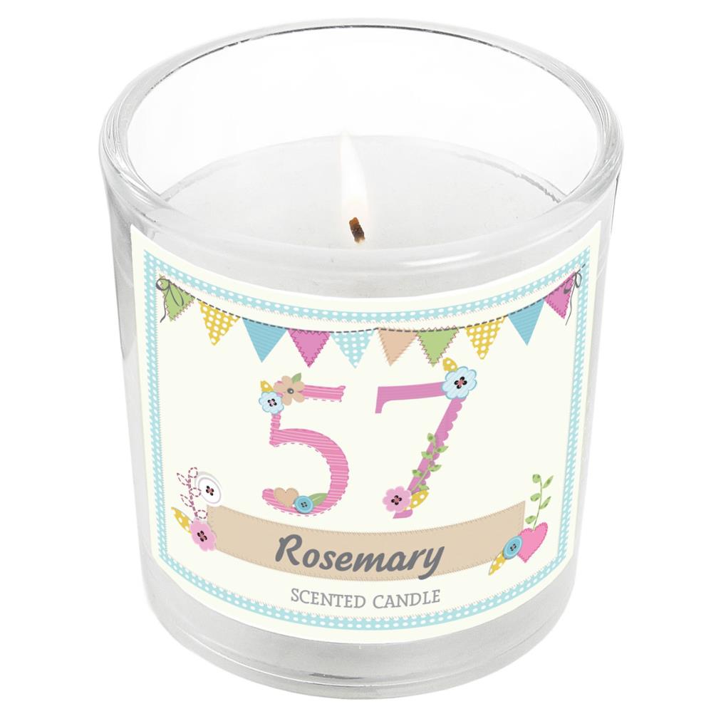 Personalised Birthday Craft Scented Jar Candle £8.99